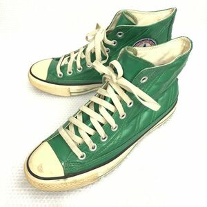 コンバース/CONVERSE★エナメル/ハイカットスニーカー【size:25.5/緑/green】sneakers/Shoes/trainers◆A-107