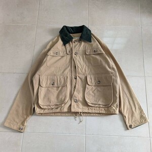 80s LLBean　エルエルビーン　フィッシングジャケット　短丈　ヴィンテージ　ハンティングジャケット　ハーフムーン　YC5