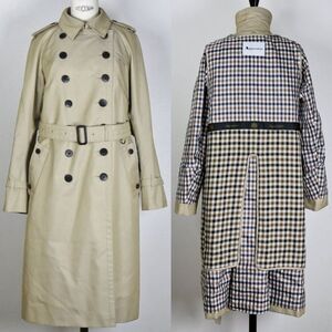 Aquascutum trench coat アクアスキュータム 5028150000-82 ライナー付き トレンチコート size 10 b8115