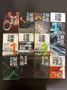 堂場瞬一 刑事 鳴沢了シリーズ 雪虫 破弾 熱欲 孤狼 帰郷 讐雨 血烙 被匿 疑装 久遠（上下） 七つの証言 12冊セット