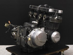 #【評価A】 Z750スペクター KZ750P 当時物 実動 純正 エンジン 好調♪ 始動動画有 逆車 GT750 Z750GT 走行距離66,382Km KZ750NE019***