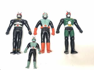 希少　当時物　日本製　仮面ライダー新2後　black RX ソフビ　フィギュア