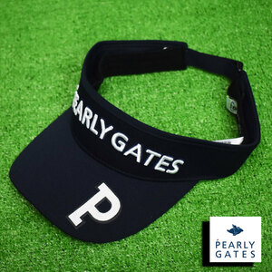 PEARLY GATES パーリーゲイツ ゴルフ サンバイザー【ネイビー】新品！