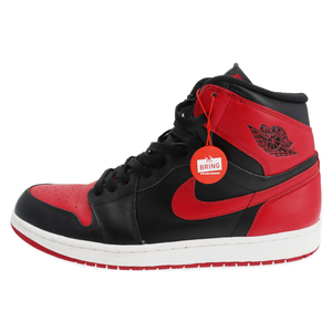 ナイキ 【観賞用 2013年製】 AIR JORDAN 1 RETRO HIGH OG BRED エアジョーダン1 レトロ ハイ OG ブレッド ハイカットスニーカー 555088-023