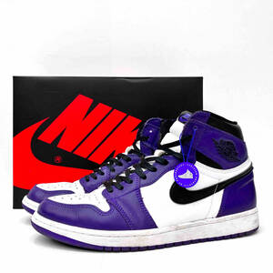 Nike Air Jordan 1 Retro High OG Court Purple White/Black 2020 ナイキ エアジョーダン1 レトロ ハイ コートパープル 555088-500 28.5cm