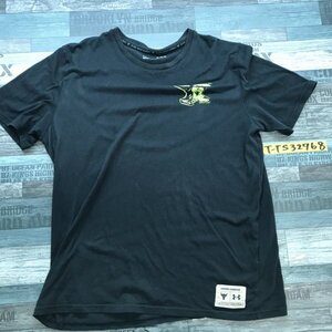 UNDER ARMOUR アンダーアーマー メンズ 両面プリント 半袖Tシャツ 大きいサイズ XL 黒