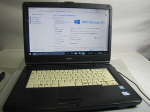 NB009/FJ/A540/C/CEL925 2.2GHz/3GB/160GB/Windows10-64/動作確認済