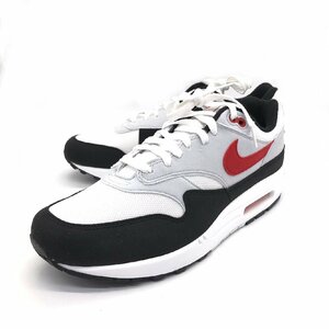 [126-1367] NIKE｜ナイキ AIR MAX 1 CHILI 2.0/スニーカー/FD9082-101 WHITE/UNIVERSITY RED サイズ：29cm