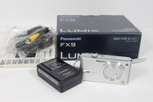 Panasonic DMC-FX9-S FX9 LEICA VARIO-ELMARIT パナソニックFX9　DE-A11A DMW-BCC12 電池2個 セット