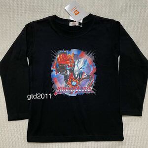 ウルトラマン◇ブレーザー◇ロンT◇長袖◇Tシャツ◇総柄◇120◇黒◇実写