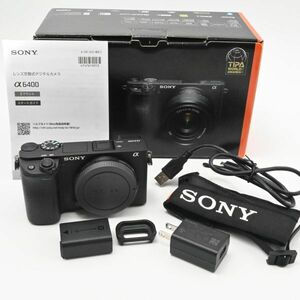 【新品級の極上美品/動作◎】ソニー(SONY) APS-C ミラーレス一眼カメラ α6400 ボディ(レンズなし) ブラック ILCE-6400 B