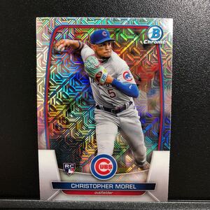 Christopher Morel 2023 Topps Bowman Mega Box #34 Chrome Mojo Refractor Rookie RC Cubs