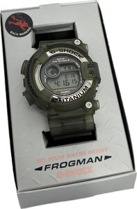 美品 希少 CASIO G-SHOCK FROGMAN カシオ Gショック フロッグマン 「MEN IN SMOKE」 DW-8200MS-8T グレー 稼働品 電池交換済 箱説有