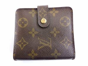 ヴィトン ■ M61667 MI0082 コンパクトジップ モノグラム 財布 ウォレット Louis Vuitton □6E ニ10