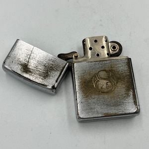 ジッポー ZIPPO ライター 1946年～1947年 58ｍｍロングトールケース センターロング ニッケルシルバー ３バレル 14穴チムニー