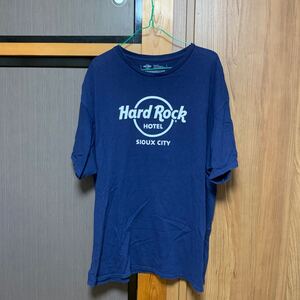 希少HardRockHOTELCAFEハードロックホテル Tシャツ 半袖サイズXXL大きい アメカジ90sアイオア州スーシティウッドペリーメキシコ工場