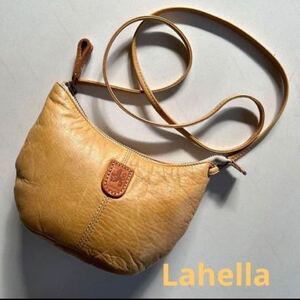 Lahella ラヘラ　レザー　ミニショルダーバッグ