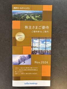西武ホールディングス 株主優待冊子（1000株以上）