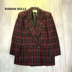 ROMAN ROLLE／テーラードジャケット／毛100%／日本製／M／a1783