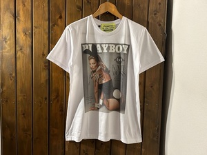 新品★ケイトモス　 PLAYBOY　プリントTシャツ★プレイボーイ/トップモデル/セクシー/セレブ/SEXY/KATE MOSS