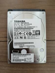 東芝 750GB ハードディスクドライブ HDD MQ01ABD075
