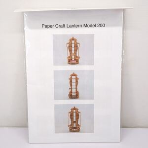 ク)[未使用] Coleman コールマン Akishima 5th Anniversary Paper Craft Lantern Model 200 ペーパークラフト ランタン 管理Y 送料185円