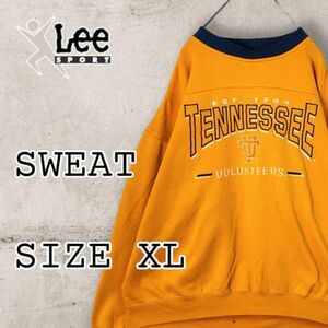 テネシー大学 カレッジロゴ LEEスポーツ スウェット イエロー USA規格XL