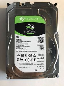 ②SEAGATE/シーゲート　BARRACUDA　3.5インチ　SATA　HDD　ハードディスクST6000DM003 　　6TB　 