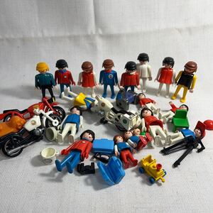 プレイモービル geobra ゲオブラ フィグ セット 1974 昭和レトロ 検） ビンテージ 玩具 ホビー LEGO ミニフィグ グッズセット 人形 レゴ