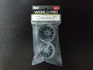 WW-0708MG WORLDPRO SSR REINER type10S WHEEL オフセット8（深リム）マットガンメタ (2pcs) RC-ART ラジコン ホイール