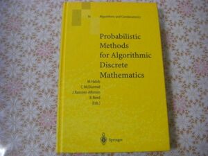 理工書洋書 Probabilistic methods for algorithmic discrete mathematics アルゴリズム離散数学のための確率的手法 C130