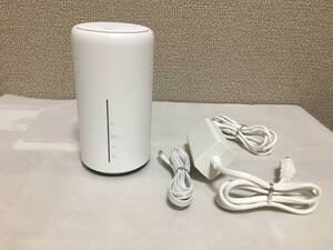 送料無料　mineo　Aプラン設定済　Speed Wi-Fi HOME L02 ホワイト　中古品　UQ WiMAX版 HWS33MWU ホームルーター　マイネオ　au