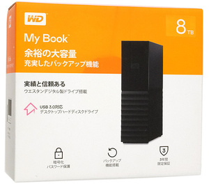 【新品訳あり(箱きず・やぶれ)】 WesternDigital製 My Book WDBBGB0080HBK-JEEX 8TB [管理:1000028899]