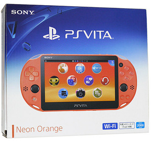 【中古】PSVita Wi-Fiモデル ネオン・オレンジ PCH-2000 ZA24 本体いたみ 元箱あり [管理:1350012216]