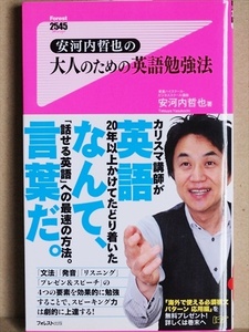 『安河内哲也の大人のための英語勉強法』　安河内哲也　学習　新書　★同梱ＯＫ★