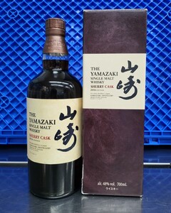 サントリー 山崎 SHERRY CASK シェリーカスク 2016 シングルモルトウイスキー 700ml 48% 箱付き