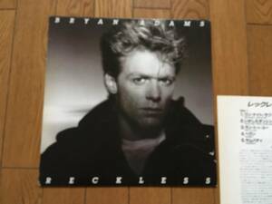 ★非売品！ブライアン・アダムス／レックレス BRYAN ADAMS ※名曲バラードの「ヘヴン」も収録