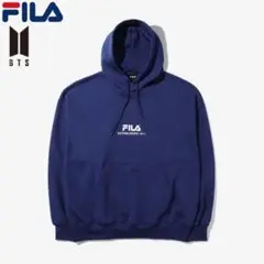 新品 BTS 着用 FILA フィラ パーカー 公式 グッズ メンズ ジョングク