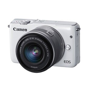 中古 １年保証 美品 Canon EOS M10 15-45mm IS STM レンズキット ホワイト