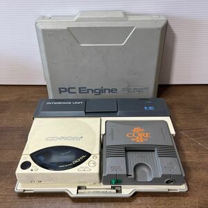 PCE PCエンジン CD-ROM2 システム 本体 CDR-30A/IFU-30A コアグラフィックスII 本体 PI-TG7 CORE GRAFX 日本電気 NEC (2-4