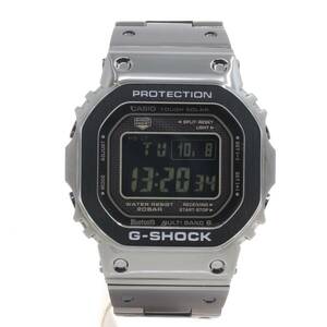 ITXVV7K8466K 即決 本物 美品 CASIO カシオ Gショック フルメタル GMW-B5000GD-1JF 電波ソーラー デジタル 腕時計 ブラック メンズ