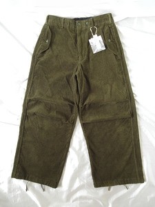 エンジニアードガーメンツ★2023fw★国内レアモデル★レアサイズ★ Over Pant - Cotton 8W Corduroy / Olive【XS】