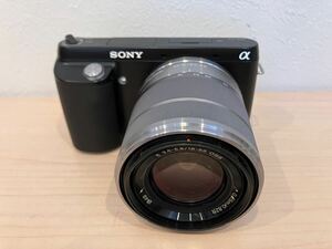 塩a009 SONY ソニー α NEX-F3 0014315 E 3.5-5.6/18-55 OSS ミラーレス一眼カメラ デジタルカメラ 中古品