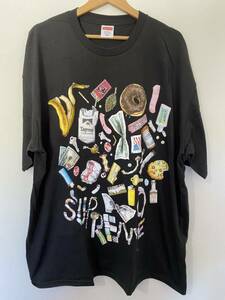 XXL 黒 Supreme Trash Tee Black 23SS シュプリーム トラッシュ Tシャツ ブラック Box Logo 希少 Aurel Schmidt オーレル・シュミット