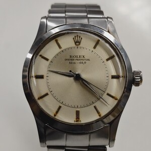 【動作品ジャンク】ROLEX OYSTER PERPETUAL ロレックス　オイスター　パーペチュアル 50m=165/f　自動巻き　Ref.6532 Cal.1030☆　み