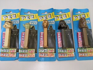 新品未開封 90年代 ペッツ PEZ スターウォーズ STARWARS ダースベイダー ヨーダ C3PO ストームトルーパー チューバッカ アンティーク 