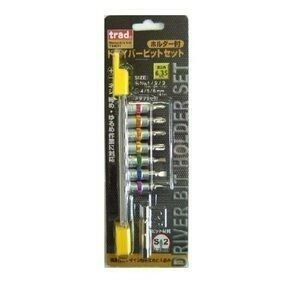 trad ホルダー付ドライバービット 7pcsセット THD1 差込角6.35mm