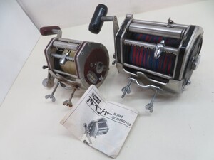 2台セット★RYOBI ADVENTURE SD100 トローリングリール リョービ フィッシング 釣り具 USED 13121★！！