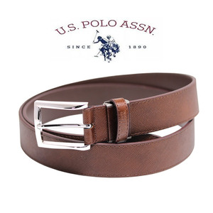 ★送料無料★新品・未使用★U.S.POLO ASSN U.Sポロ 人気 メンズベルト メンズ ベルト 男性用 紳士用 スムースレザー スーツ フリーサイズ