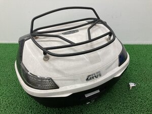 GIVI製 トップケース 社外 中古 バイク 部品 鍵 テールボックス リアボックス キャリア ラック付き 大容量